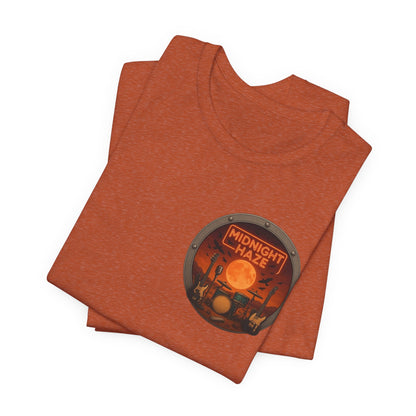 Acoustic Nights Guitarist T‑Shirt — 'Midnight Haze' Music Graphic Tee